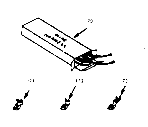 Kenmore 6476267420 wire harnesses and components diagram