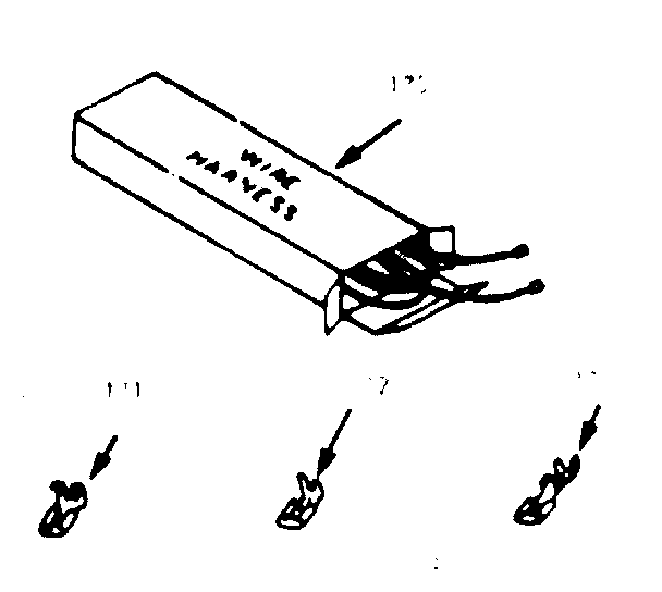 Kenmore 9116377324 wire harnesses and components diagram