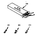 Kenmore 6479207311 wire harnesses and components diagram