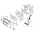 Kenmore 8504277262 lower porcelain door diagram