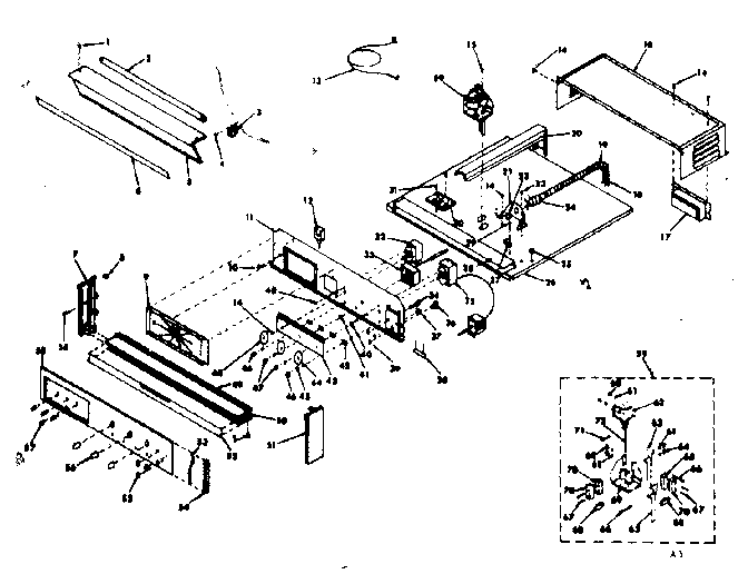Kenmore 8504277360 control section diagram