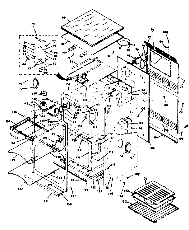 Kenmore 8504277360 body section diagram