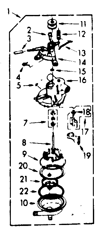 Kenmore 1106804112 pump assembly diagram