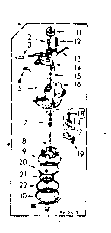 Kenmore 1107004407 pump assembly diagram