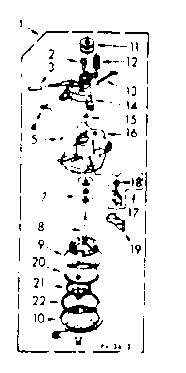 Kenmore 1107005511 pump assembly diagram