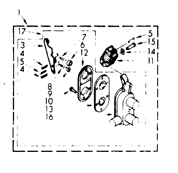 Kenmore 1107205511 two way valve assembly diagram