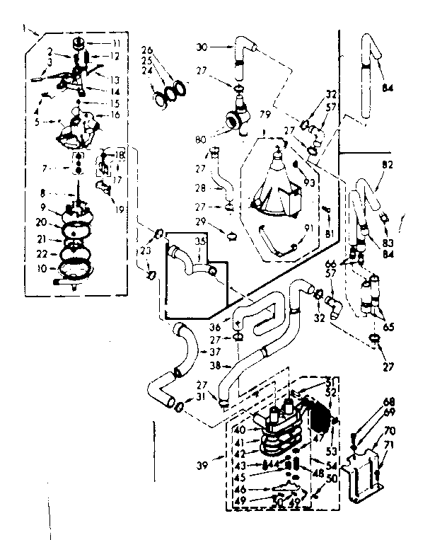 Kenmore 1107205801 water system diagram