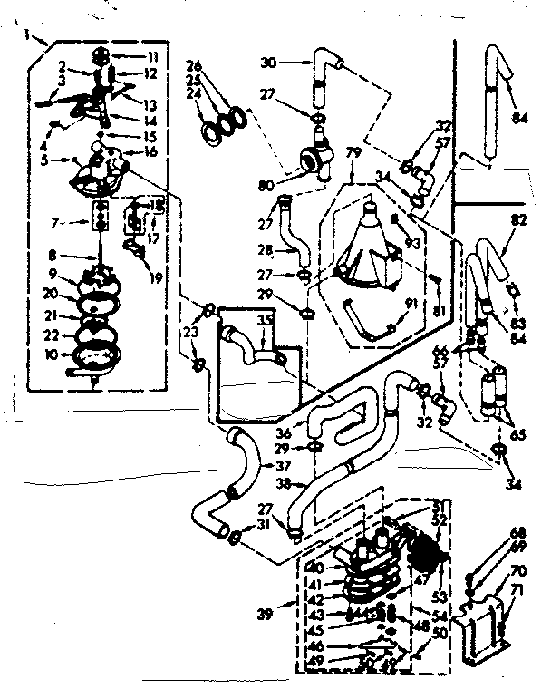 Kenmore 1107204903 water system diagram