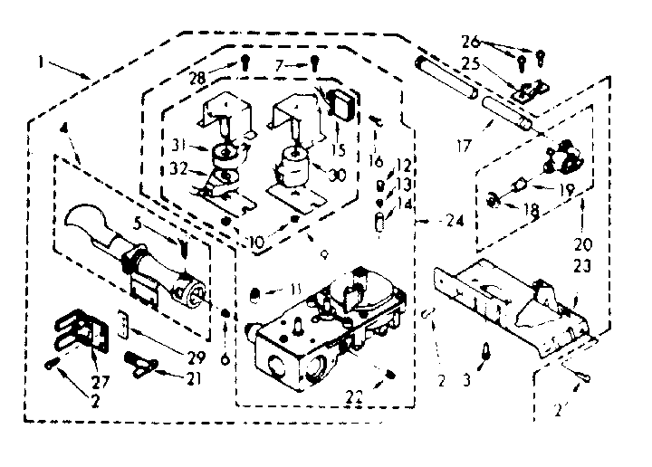 Kenmore 1107317610 burner assembly diagram