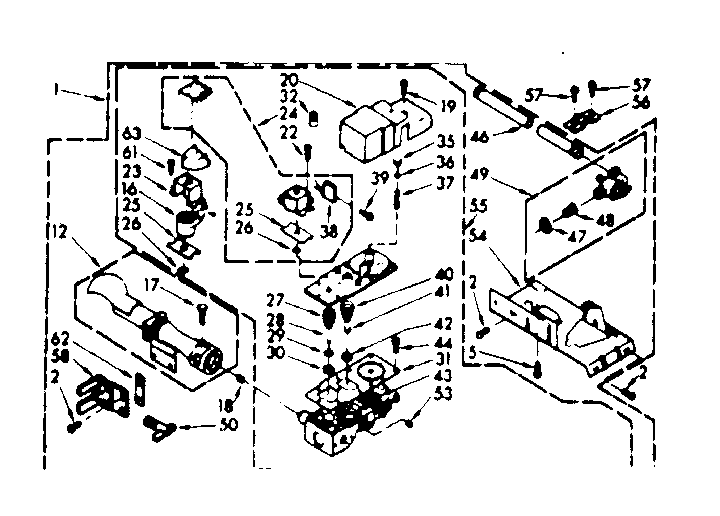 Kenmore 1107357620 burner assembly diagram