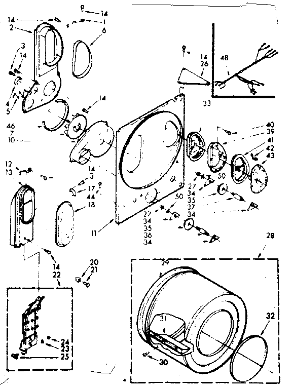 Kenmore 11078490100 bulkhead assembly diagram