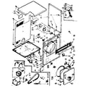 Kenmore 11079495600 cabinet assembly diagram