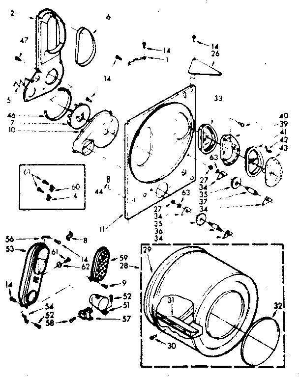 Kenmore 11079495100 bulkhead assembly diagram