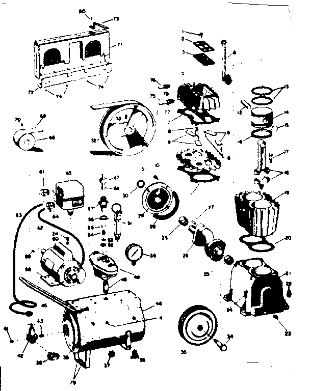 Craftsman 106153683 replacement parts diagram