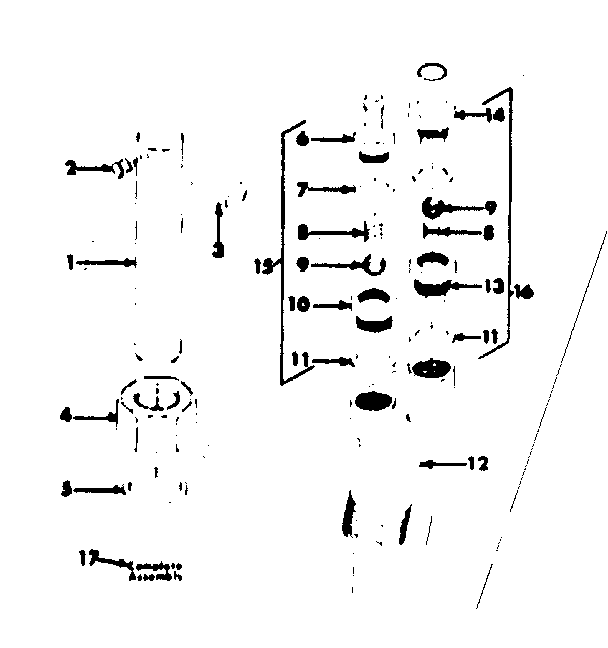 Craftsman 471261830 pump assembly diagram