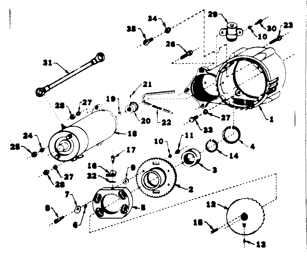 Craftsman 58031261 starter diagram