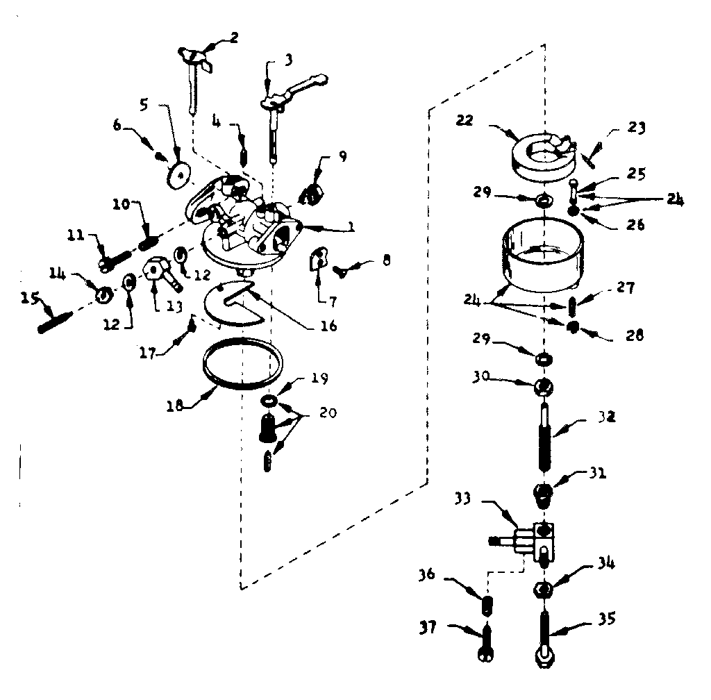 Craftsman 58031552 carburetor diagram