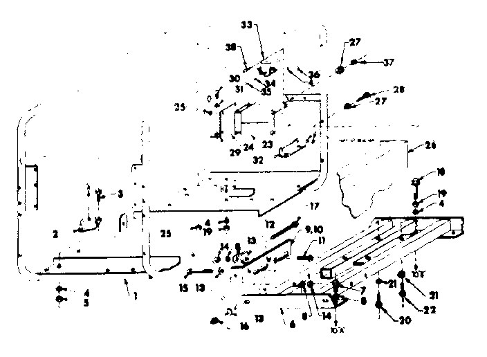Craftsman 580320841 mounting base diagram