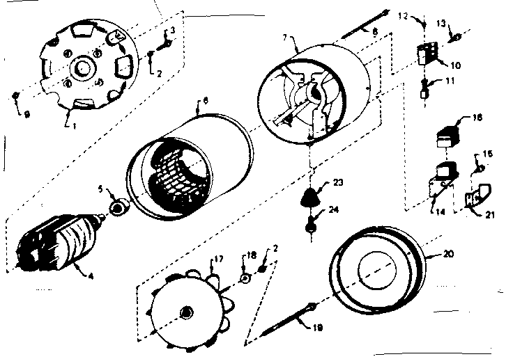 Craftsman 580321821 stator assembly diagram