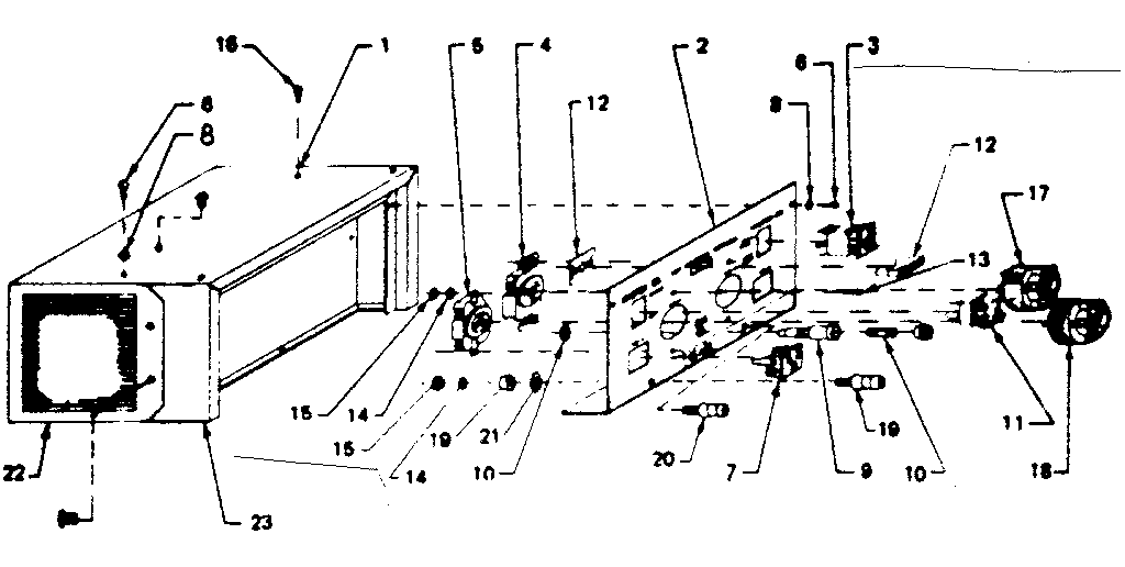 Craftsman 580321821 control panel cover diagram