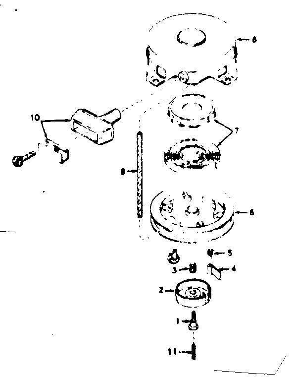 Craftsman 580323011 rewind starter diagram