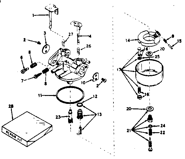 Craftsman 580323021 carburetor diagram
