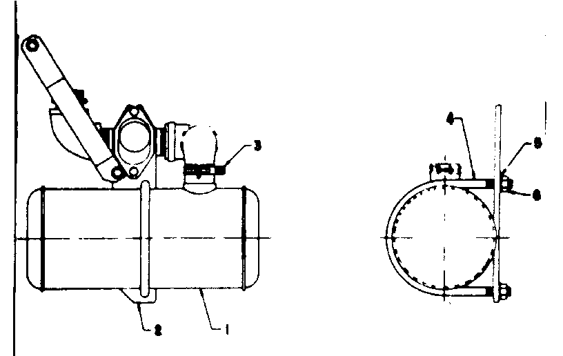 Craftsman 58057611 muffler assembly diagram