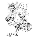 Craftsman 91725701 rear axle and drive assembly diagram