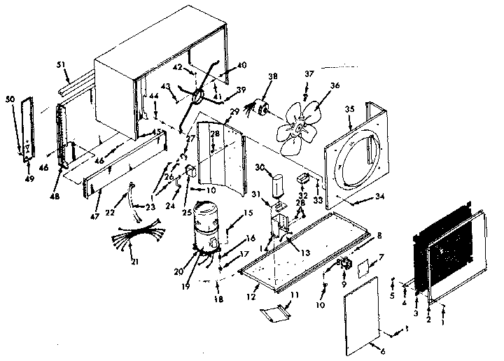 Kenmore 867810191 functional replacement parts diagram