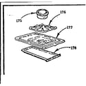 Kenmore 103746616 fifth burner (optional) diagram