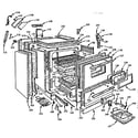 Kenmore 103746616 body section diagram