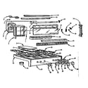 Kenmore 103746619 backguard and main top diagram