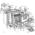 Kenmore 103746619 body section diagram