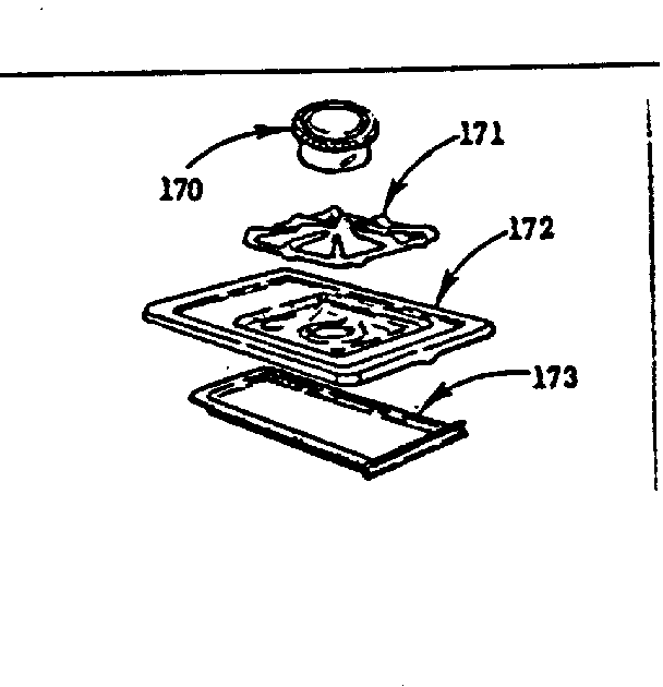 Kenmore 1037466110 fifth burner (optional) diagram