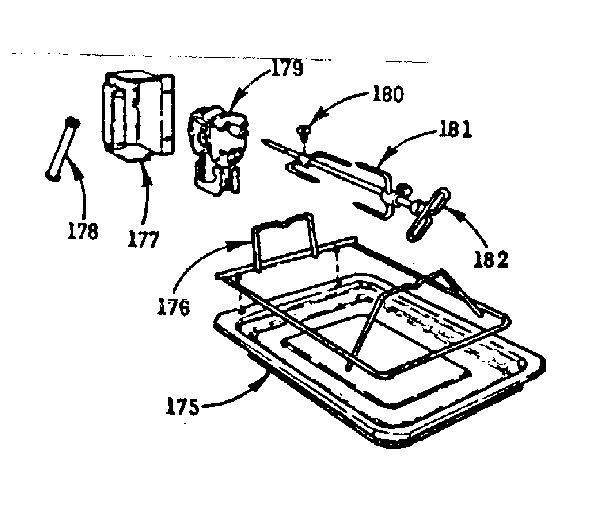 Kenmore 1037466110 optional equipment-oven rotisserie diagram