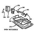 Kenmore 103766610 oven rotisserie (optional) diagram