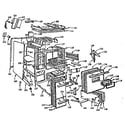 Kenmore 103766610 body section diagram