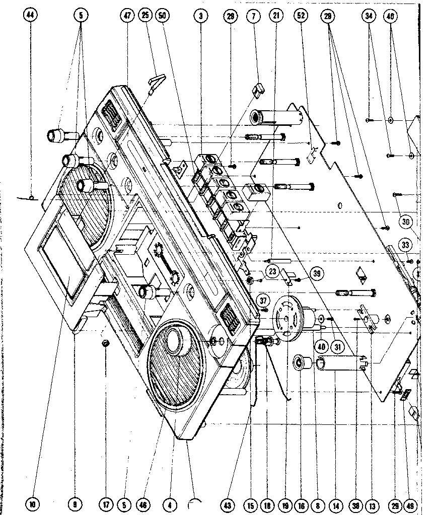 LXI 51221400250 front cabinet diagram