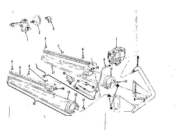Kenmore 8676417 burner & manifold assembly diagram