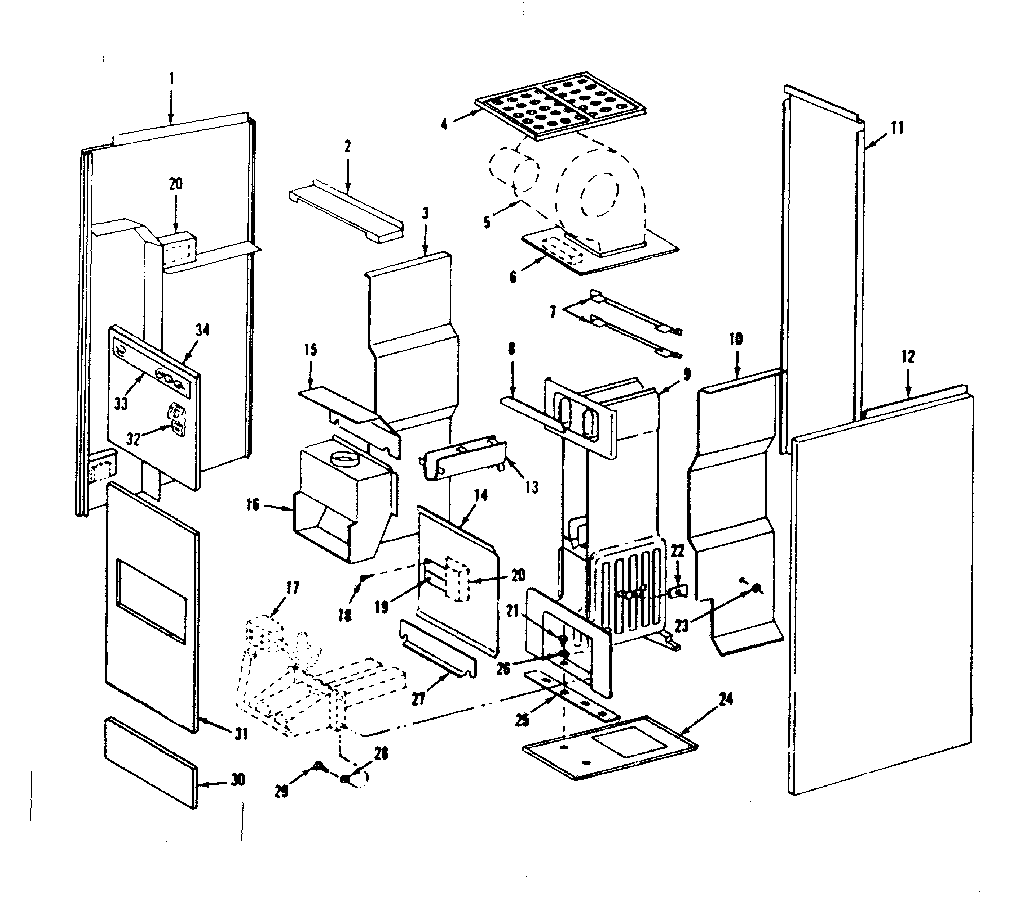 Kenmore 8676417 cabinet diagram