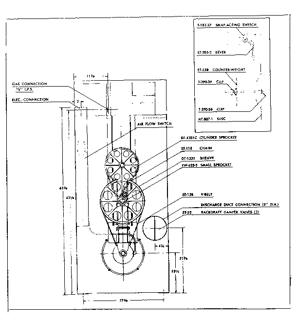 Huebsch 30BG belt diagram