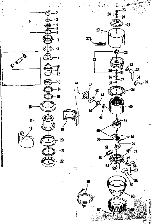 Kenmore 17565250 replacement parts diagram