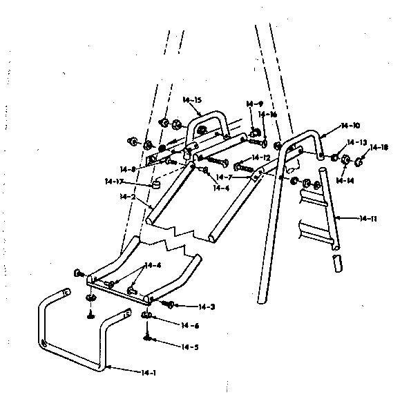 Sears 70172105-81 slide assembly no. 10 diagram