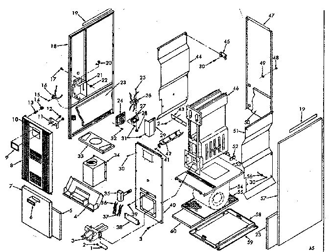 Kenmore 867763260 functional replacement parts diagram