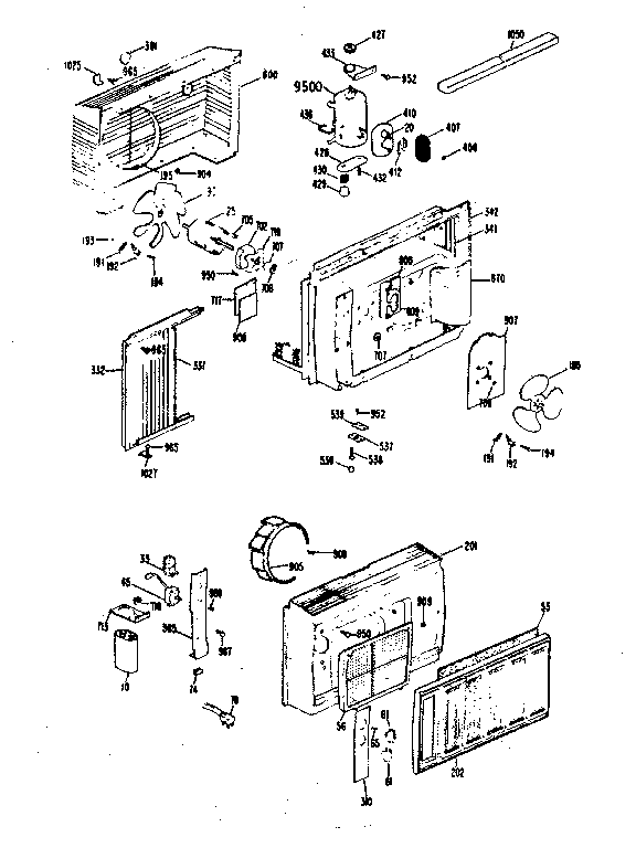 Kenmore 3637760430 replacement parts/ 7760530 diagram