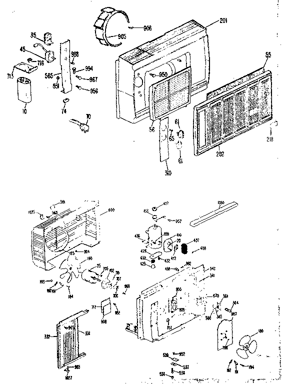 Kenmore 3638700430 replacement parts diagram