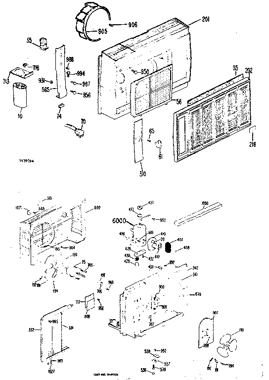 Kenmore 3638700410 replacement parts diagram