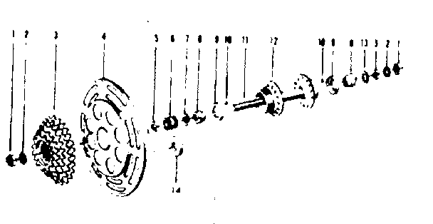 Sears 502459520 shimano rear hub diagram