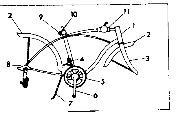 Sears 502459620 frame assembly diagram