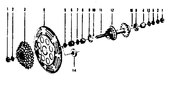 Sears 502459620 shimano for rear hub diagram
